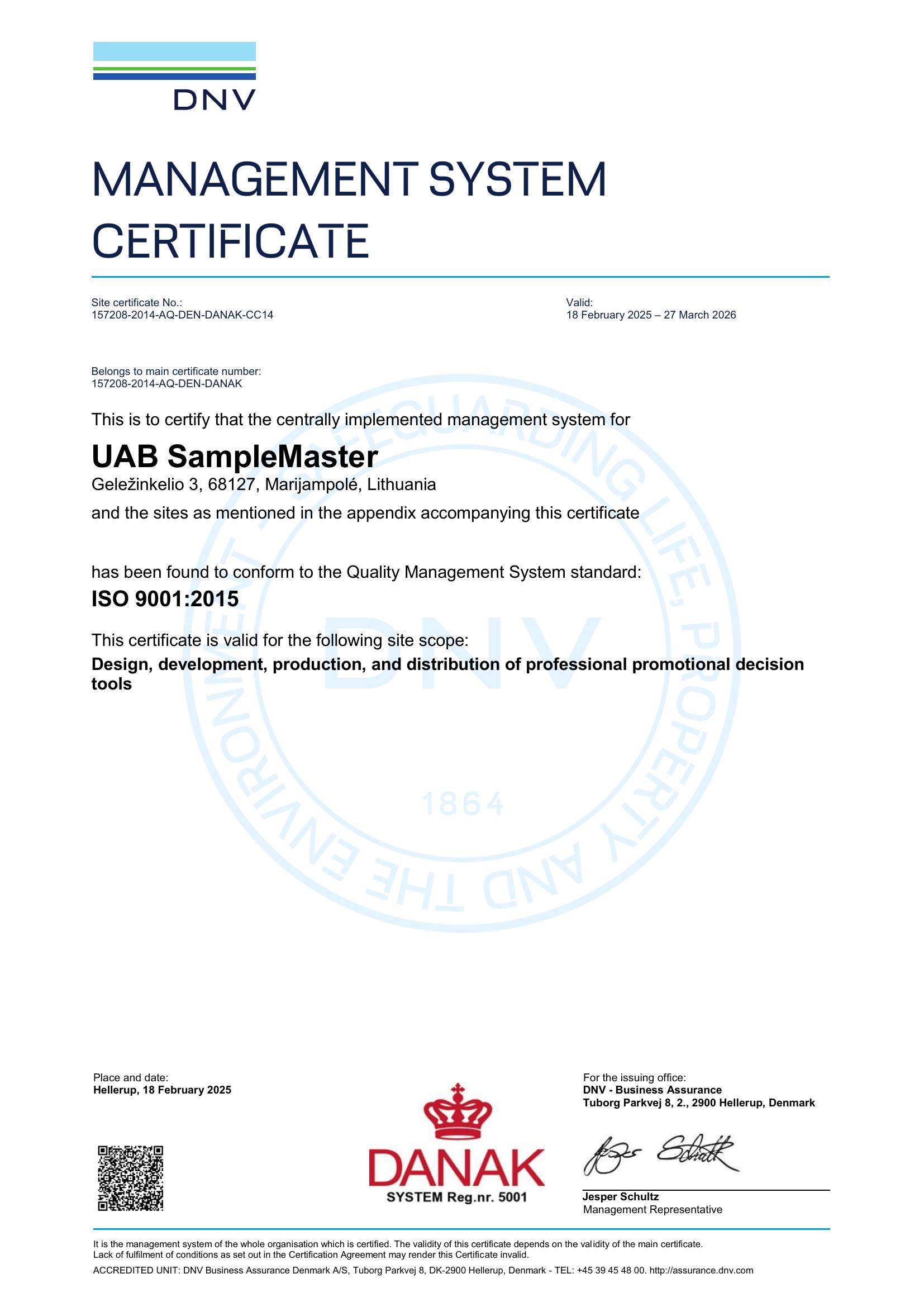 Certificate 1 Page 1